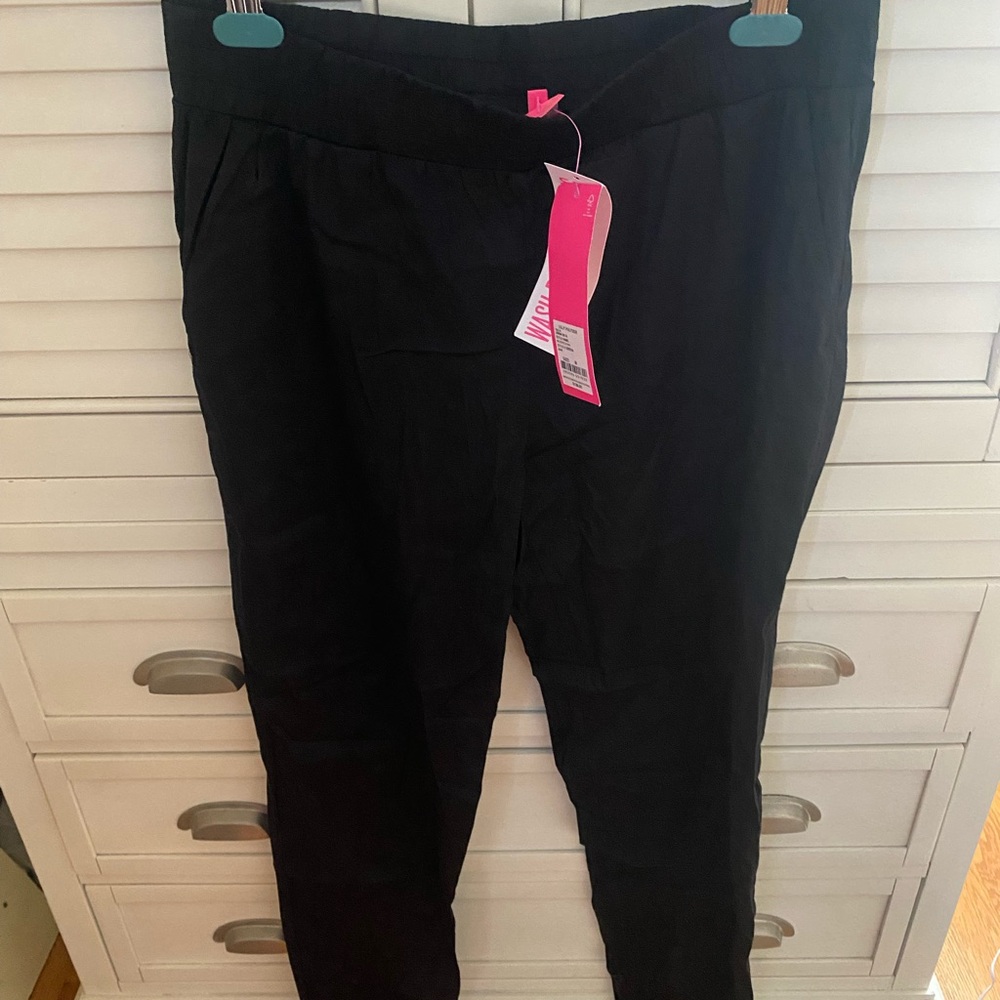 Lilly Pulitzer Black Track Pants